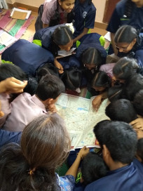 kids reading map